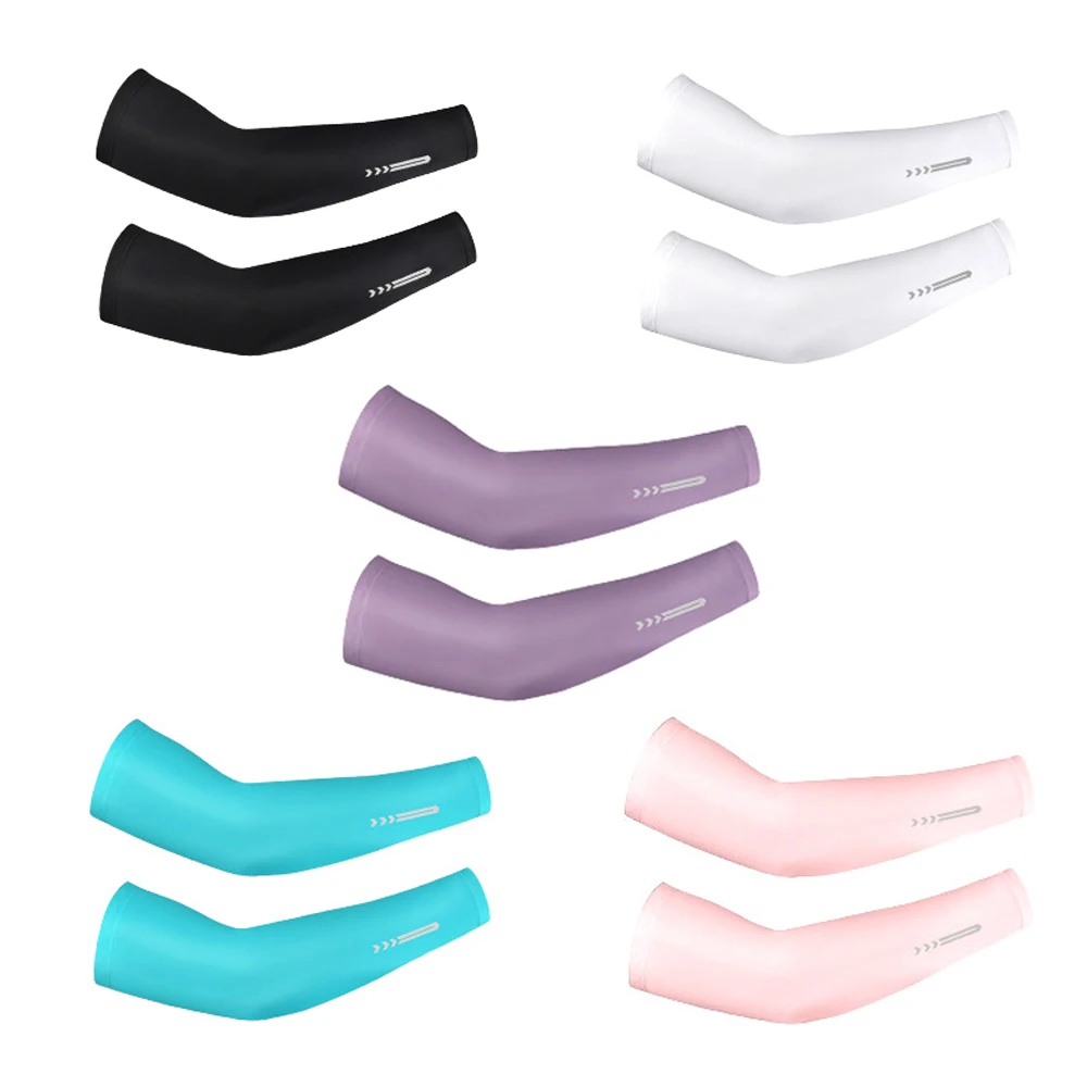 

1 пара женских охлаждающих рукавов для езды на велосипеде, бега, защиты от УФ-солнца, уличные мужские нейлоновые крутые рукава для скрытия татуировок