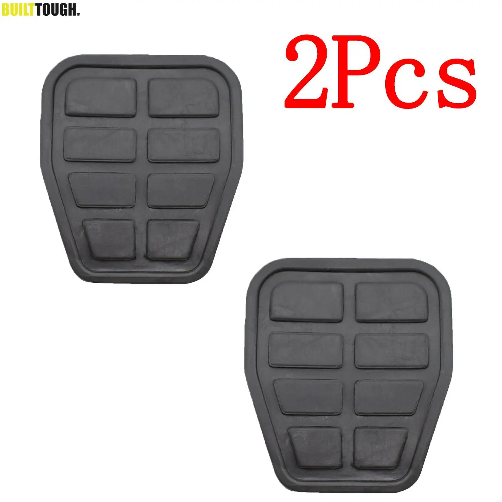 2Pcs Car Foot Pedal Brake Clutch Rubber Pads Cover For VW Golf Jetta MK2 T4 C44 1983 - 1992 1984 - 1992 Car-styling Skid-proof