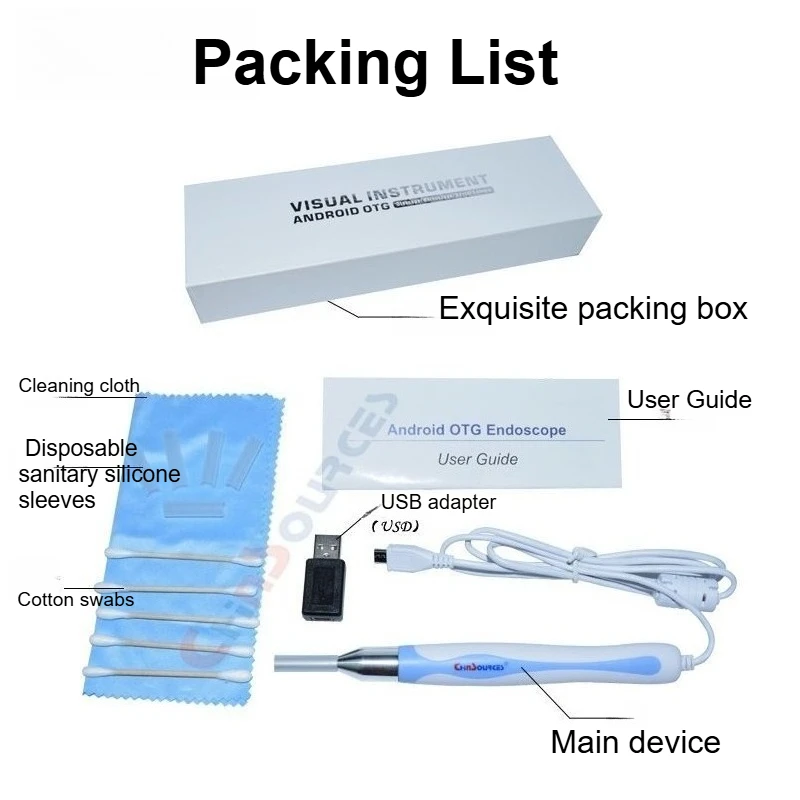 hdビジュアル耳垢除去カメラ耳鏡usb-wifiボアスコープ耳掃除ツールキットスマホpc対応充電式ポータブル6led