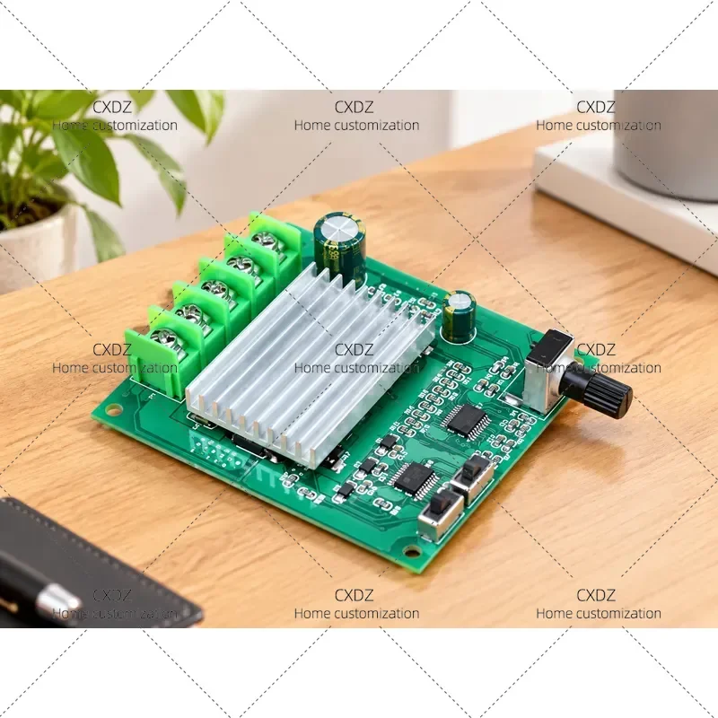 200W DC Brushless Motor Drive Control Board 6V 12V 24V High Power Fan Motor Speed Controller Governor