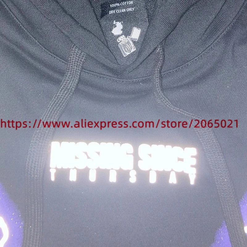 Missing Since Thursday 3M PURPLE THUNDER Hoodie For Men Women High Quality Hooded Oversized Pullovers