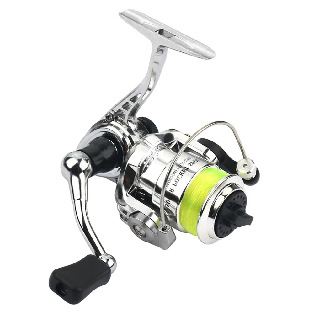 

Mini 100 Type Spinning Fishing Reel With Reversible Handle 4.3:1 Gear Ratio Fishing Tackle For Freshwater Saltwater