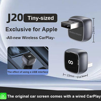 2in1 Wired To Wireless CarPlay & Android Auto Adapter Car Styling Accessories Mini USB for Volkswagen Renault Peugeot  Toyota