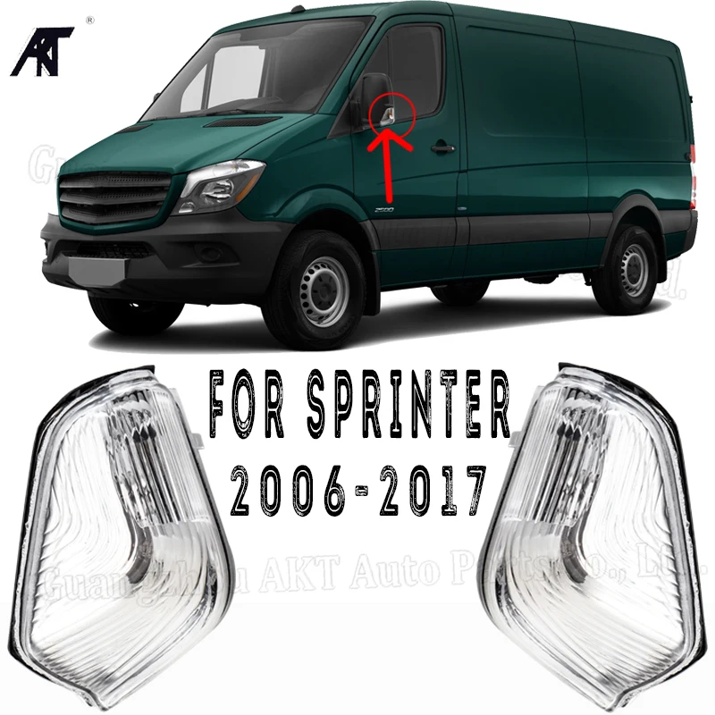 Mirror Indicator Lens Right and Left 2 E0953049A 2 E0953050A for VW Crafter Mercedes Sprinter 2006 E0953049A 2 E0953050A