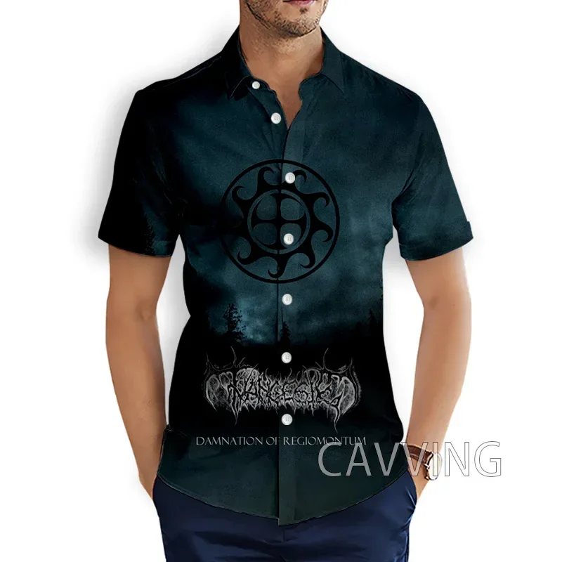 CAVVING 3D Printed  TVANGESTE  Rock  Fashion Casual Shirts Men's /Women's  Short Sleeves Loose Breathable Hawaii Shirts