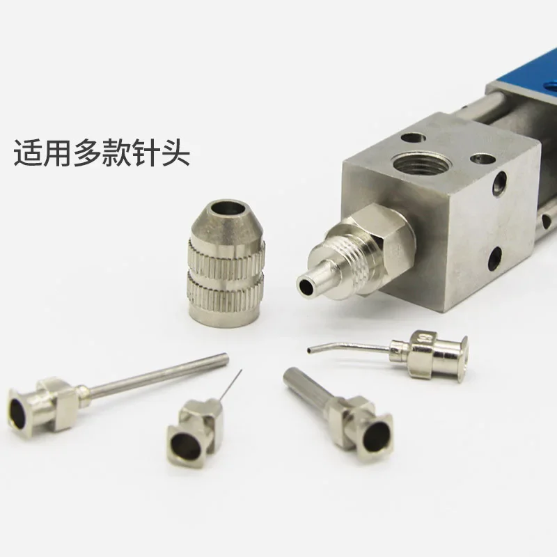 Pneumatic UV Dispensing Valve Anti-drip Silicone Valve Suck Back Epoxy Silicone Resin Glue Pneumatic Precision Dispensing Valve