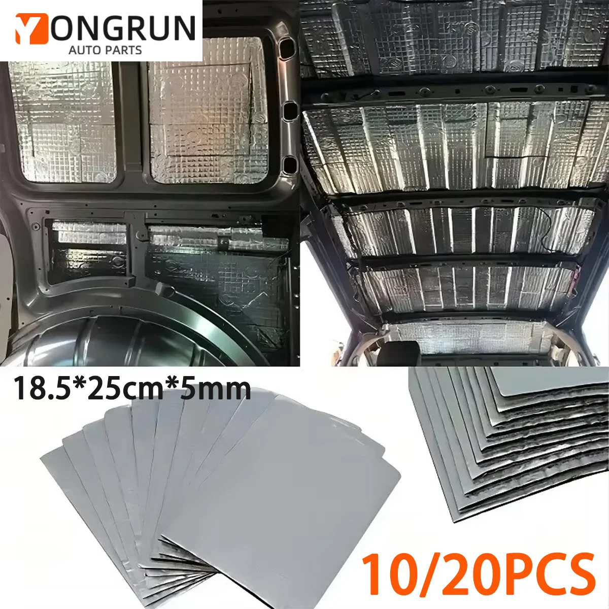 10/20pc capô do carro isolamento algodão 5mm almofada de isolamento auto-adesivo isolamento de carro almofada de amortecedor de isolamento acústico