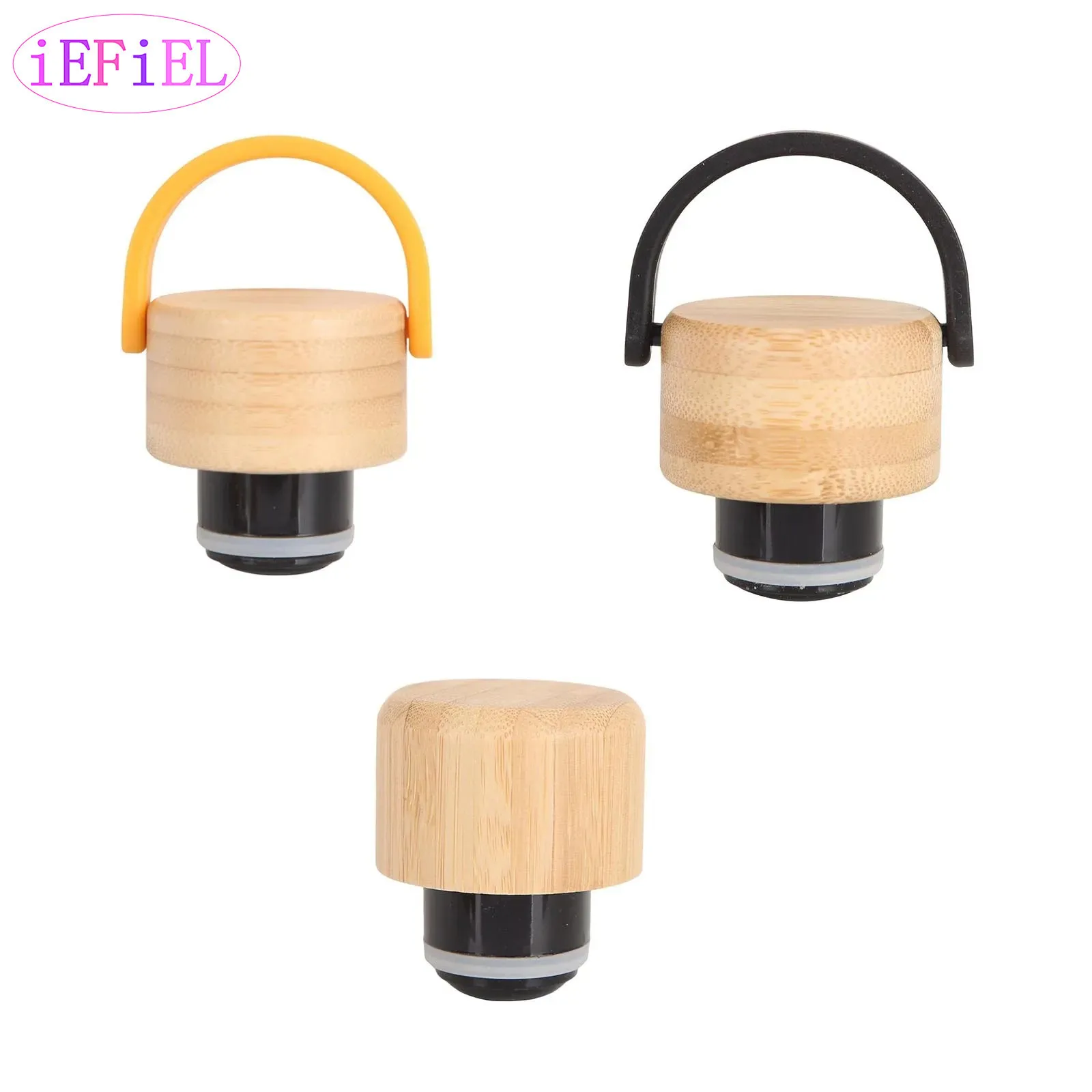 

Water Bottle Bamboo Lid Reusable Drinking Bottle Vacuum Cup Cover Cap Protector Replacement