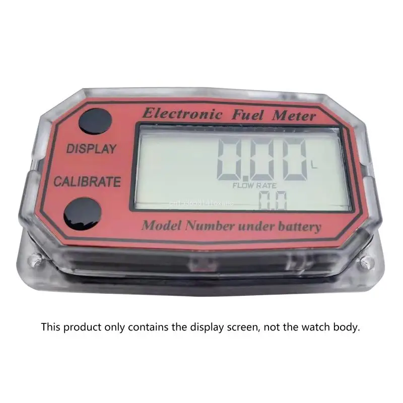 Dropship Digital for Turbine Meter Digital LCD Display Oil Flowmeter Measure Die sel Kerosene Meter Display