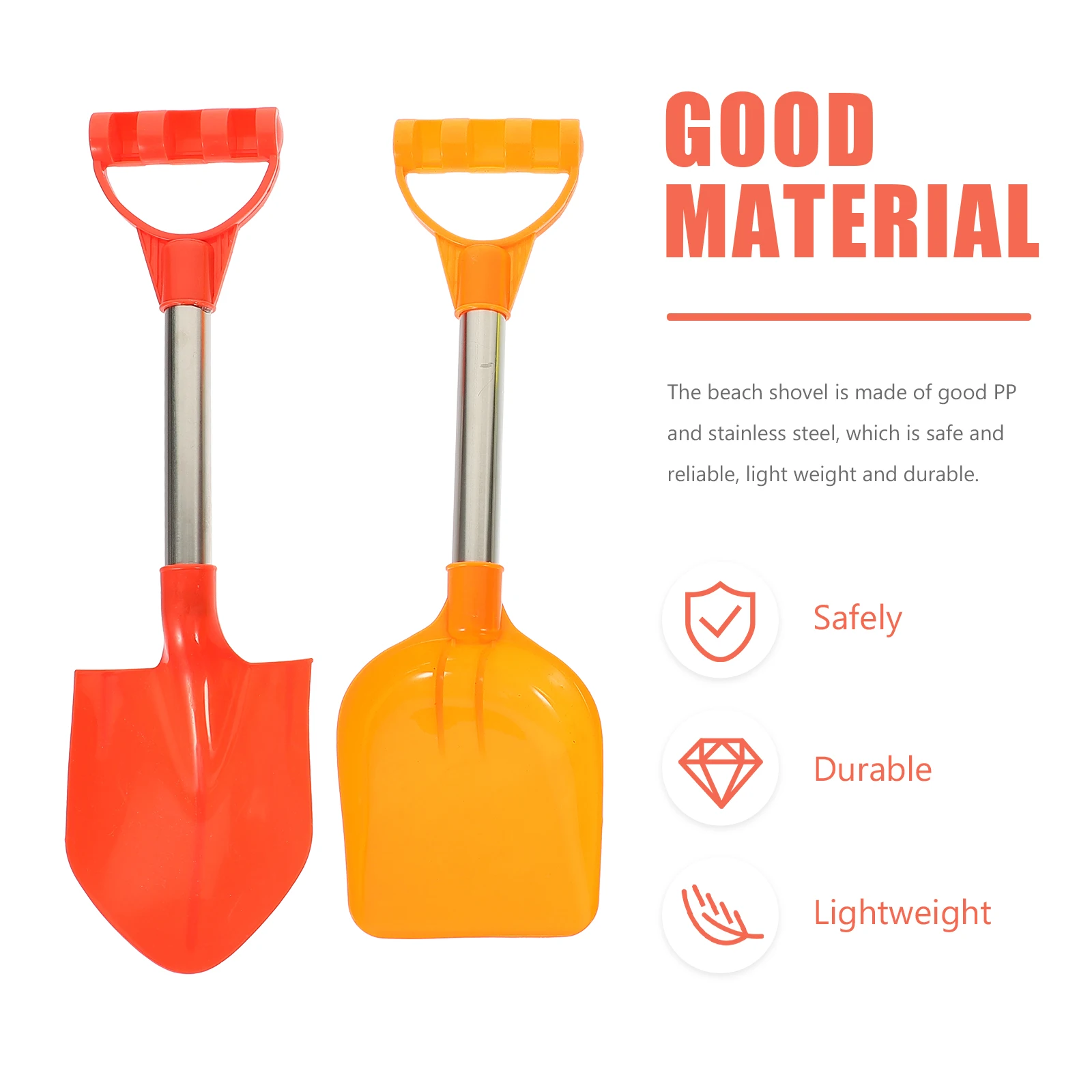 

4 Pcs Outdoor Toys for Kids Portable Digging Tools Stainless Steel Toddler Party