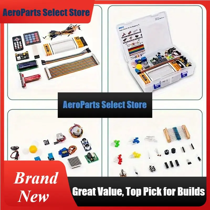 AeroPartsFFYY-Super Starter Kit Learning Kit For Raspberry Pi 4 Compatible With Raspberry Pi UNO R3 RFID