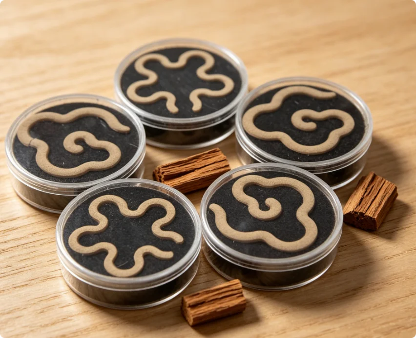 Binder-Free Incense: Pure Powder Compressed Under High Pressure, No Binder Added