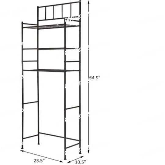 Bathroom Non-punching Rack Floor Toilet