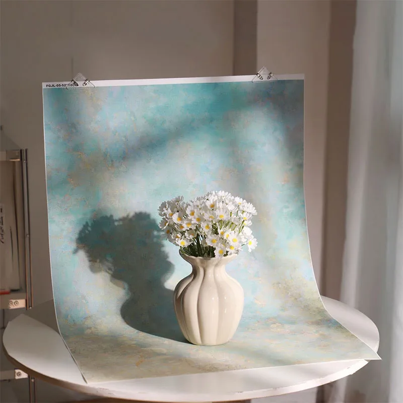 Retro-Fotografie-Hintergrundstoff 50*72cm Wasserdichter Ölgemälde-Fotohintergrund Requisiten Kosmetik-Schmuck-Fotodekoration