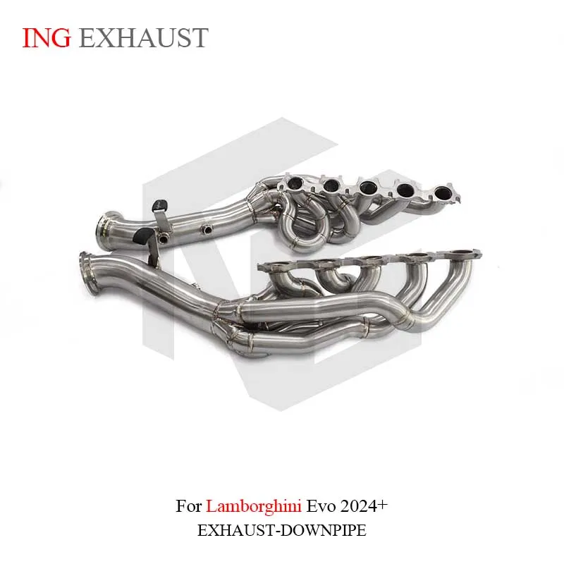 For Lamborghini Evo 2024+ Without Heat Shield ING Exhaust System Performance Headers