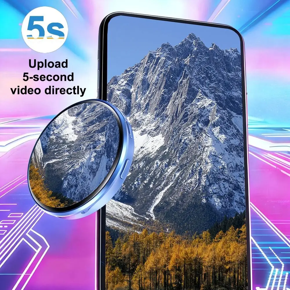 Smart Bluetooth Electronic Display Badge App Control Changing Images LED Badge 7 Color LED Two-Dimensional
