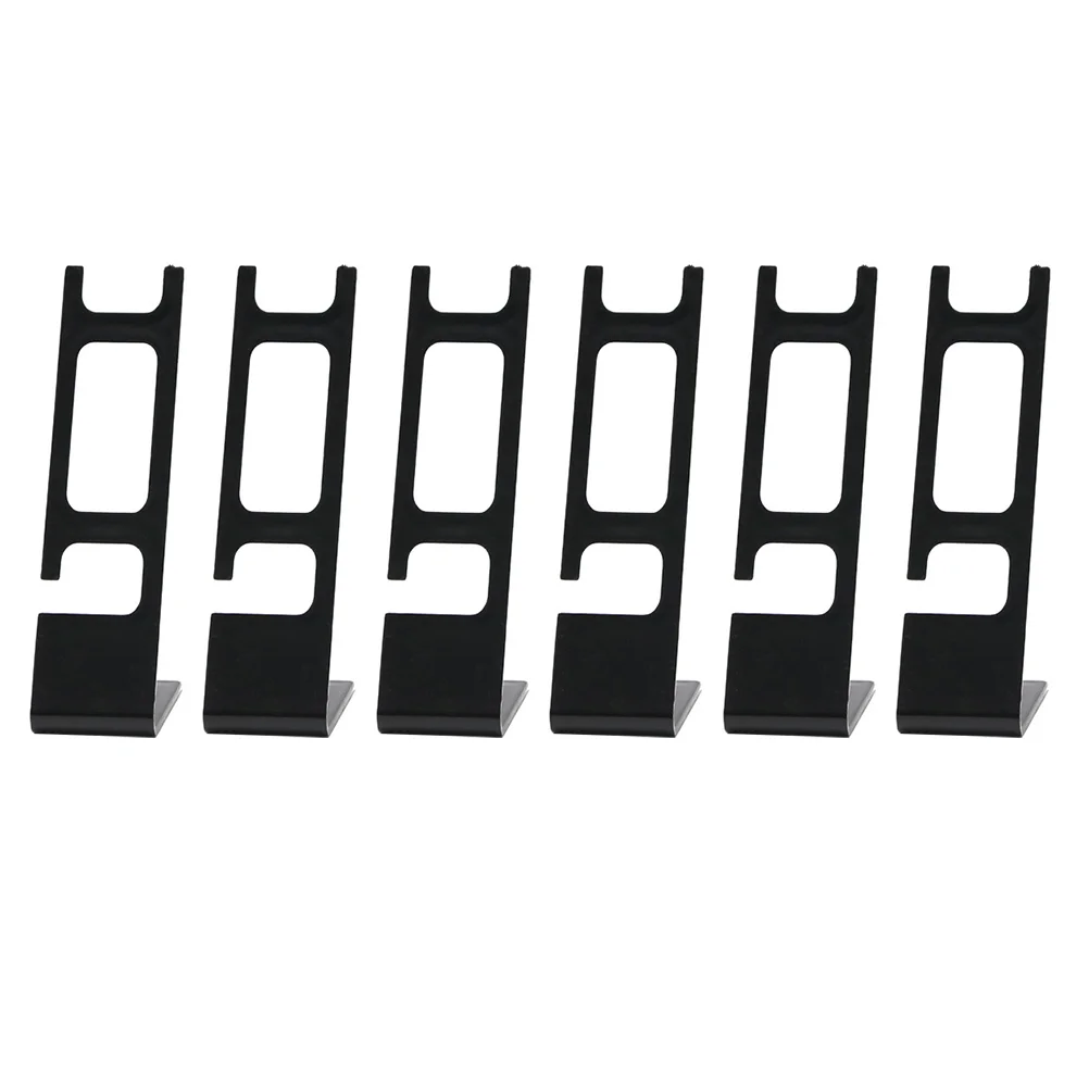 6 Pcs Watch Display Stand Shelf Adornment Holder Stands Organizers for Jewelry Bracket Racks Plastic