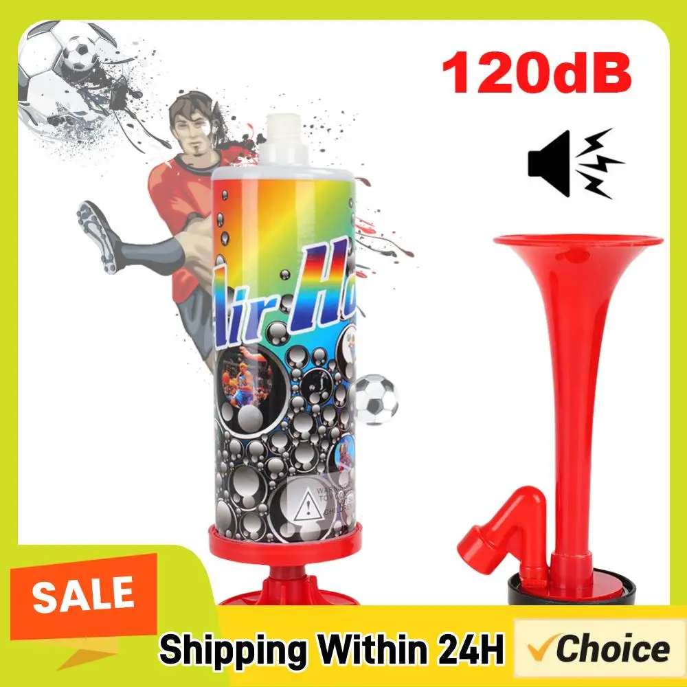 1-5X Handheld Air Horn Portable Air Pump Horn Party Accessories Security Emergency Air Horns for Football Sport Event Birthday