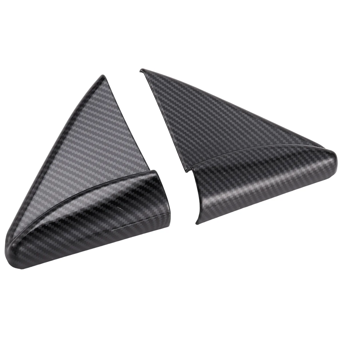 

for Nissan Navara NP300 2016-2021 Carbon Fibre Car Interior A-Pillar Speaker Horn Cover Trim Frame Sticker Accessories
