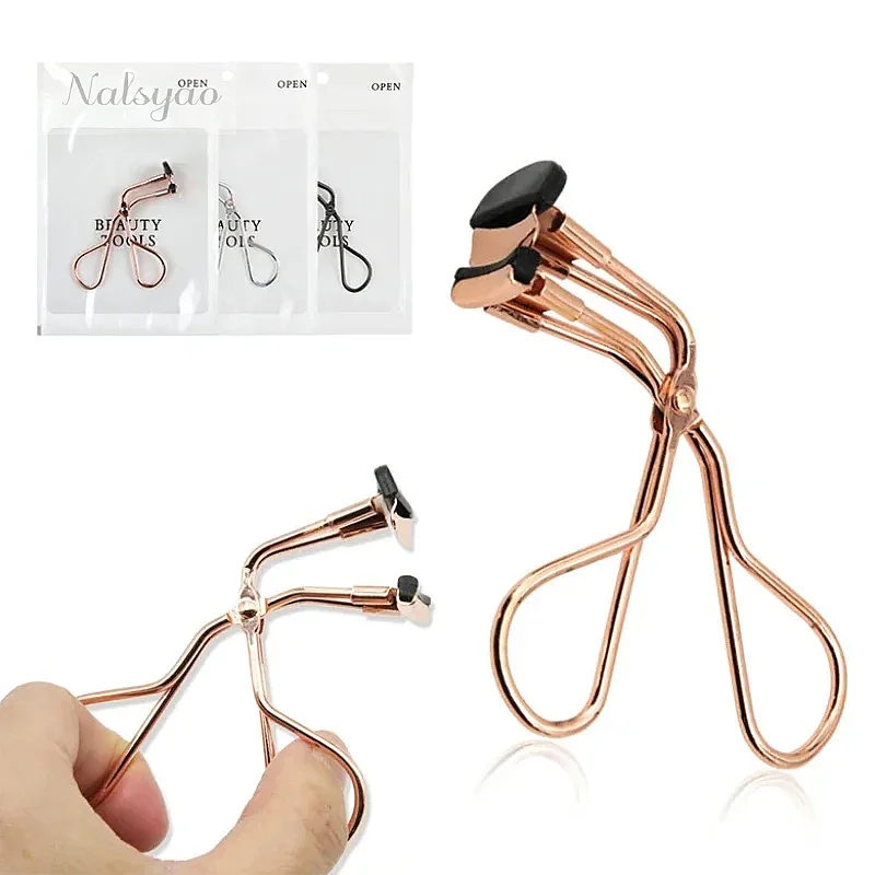 Mini Portable Stainless Steel Eyelash Curler for Partial Lashes Natural Curling Beauty Eye Makeup Auxiliary