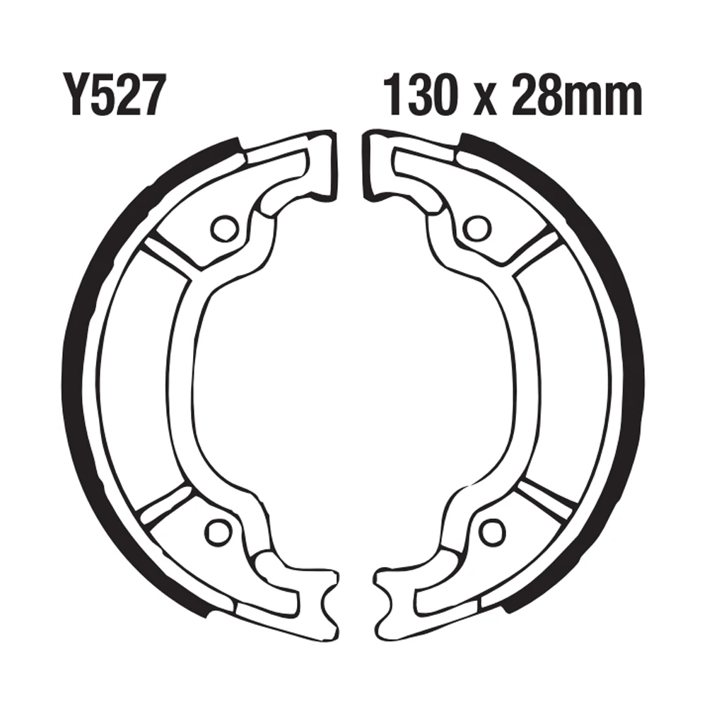 USERX Universal motorcycle brake shoe block brake pad motorcycle scooter Y527 YBR125 AG100 XVS125 AG200 TT350 YP125 YQ100 YFM80