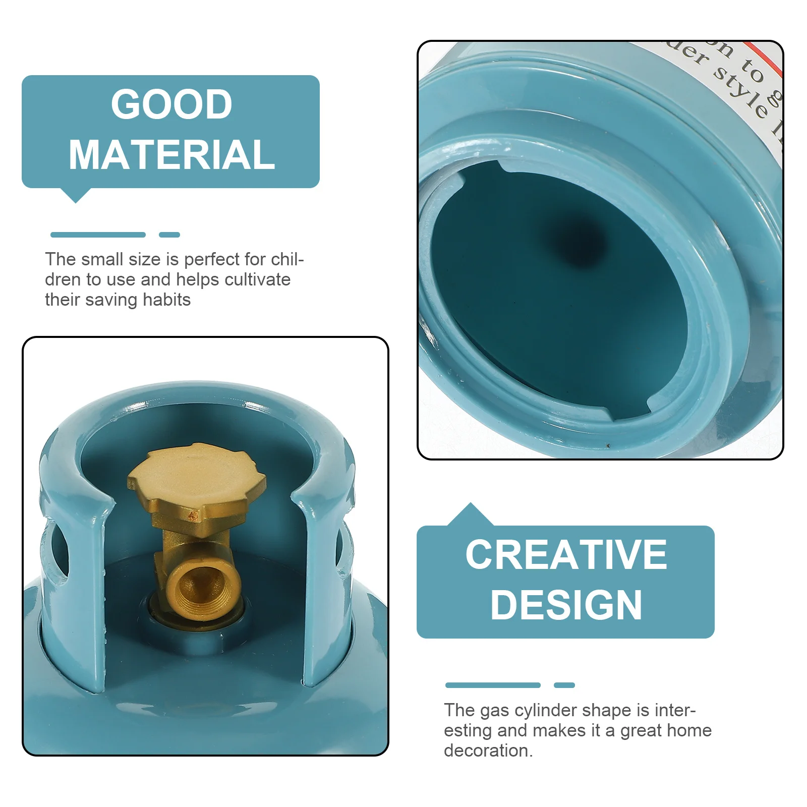 

Gas Tank Shaped Piggy Bank Creative Coin Saving Pot Desktop Decorative Money Box Perfect Gift for Kids Coin Bank