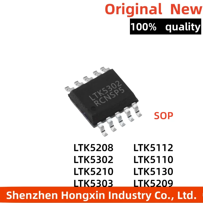 (10piece)100% New LTK5302 LTK5303 LTK5208 LTK5209 TLK5210 LTK5110 LTK5112 LTK5130 sop-8 Audio amplifier chip