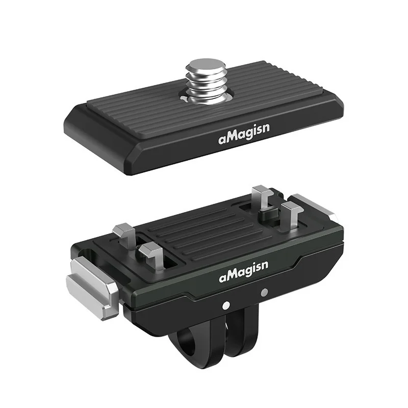 Amagisn Metal Magnetic Quick Release Mount For Insta360 X6 X5 X4 Air Ace Pro 2 Ace Pro Ace Action Camera