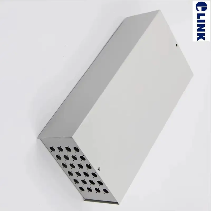 

Заготовка клеммной коробки FC, 24 ядра, FTTH SPCC, 24 порта, оптоволоконная патч-панель FC, распределительная коробка FTTX, бежевый, утолщенный 1,0 мм