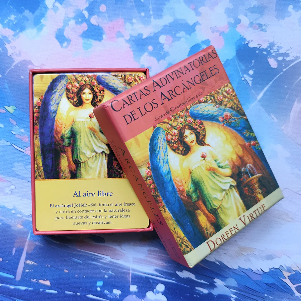 New Oracle Deck .Deck  Spanish Version Archangel Oracle Cards . Spanish Oracle Cards  Tarot Cards For Beginners. Tarot Deck.