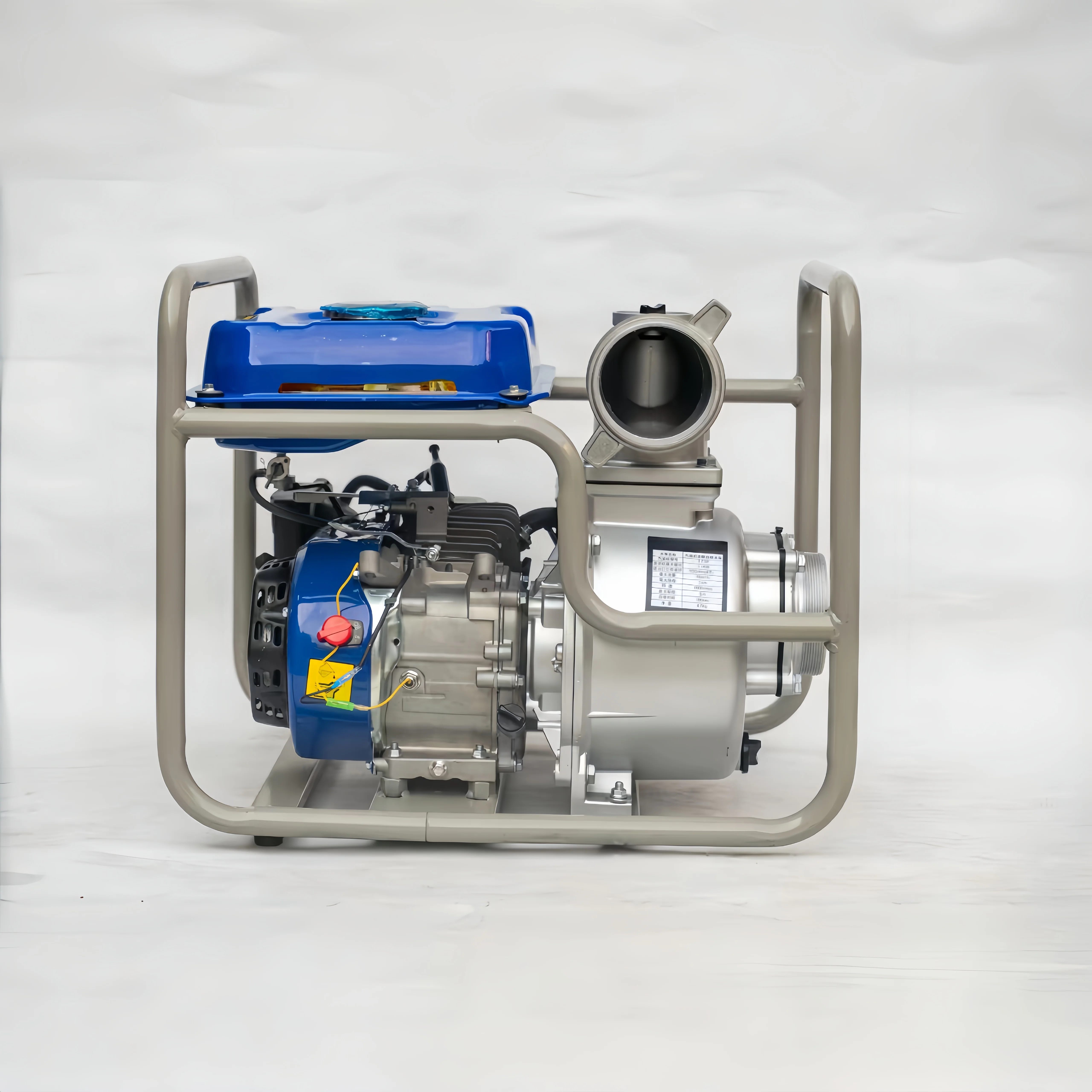 6HP High-Flow Self-Priming Gaso line Water Pump 2/3/4-Inch For Agricultural Irrigation Field & Greenhouse Use