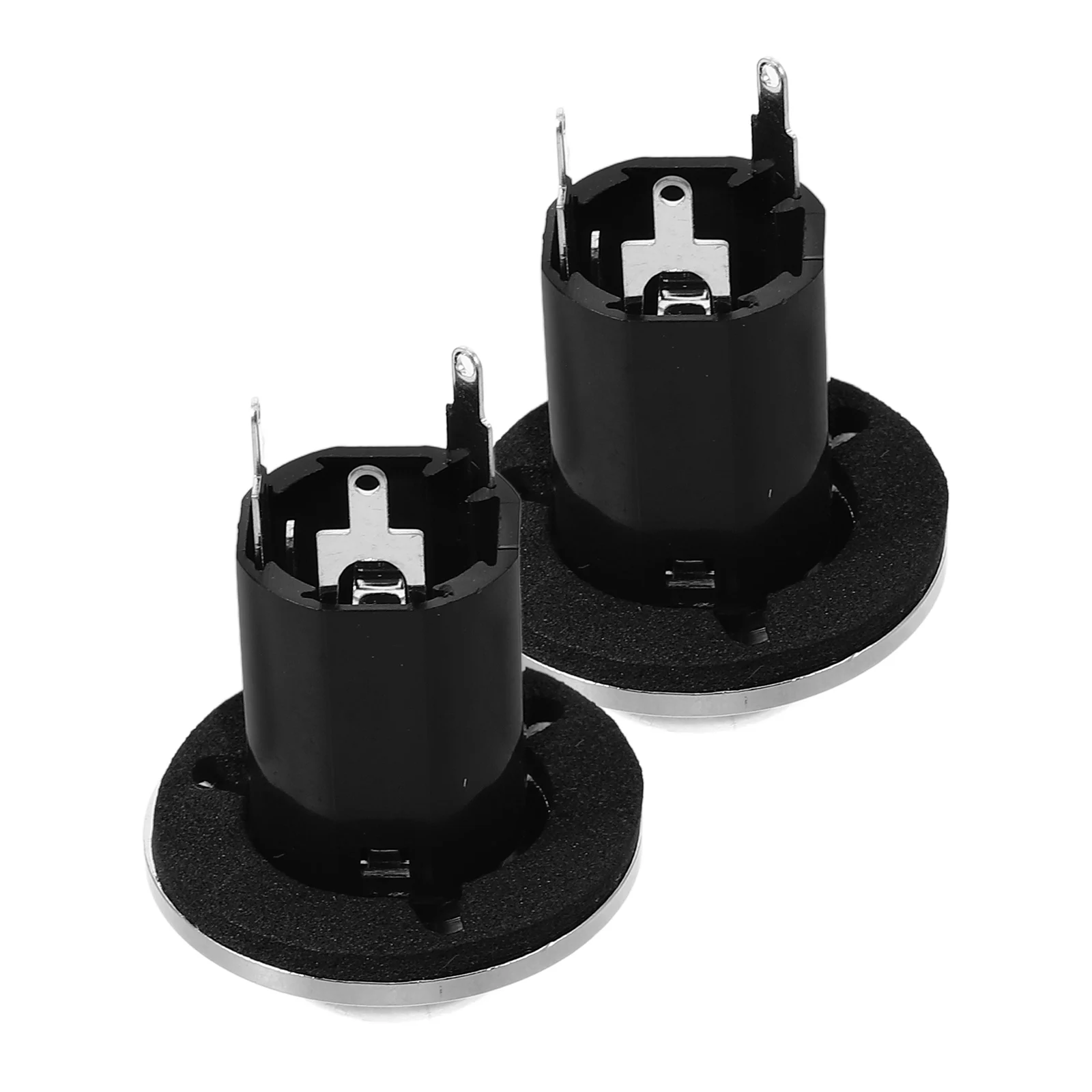 

2 Sets 6.35Mm Endpin Plug Socket Pickup Accessories Durable Stereo Output Electric Bass Parts Metal Fitting Guitar Supply Endpin