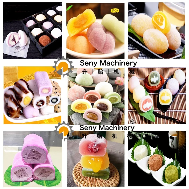 Automatic High Speed Sweet Japanese Rice Cake Daifuku Mochi Ice Cream Making Machine 220V New Touchscreen 304 Stainless Steel