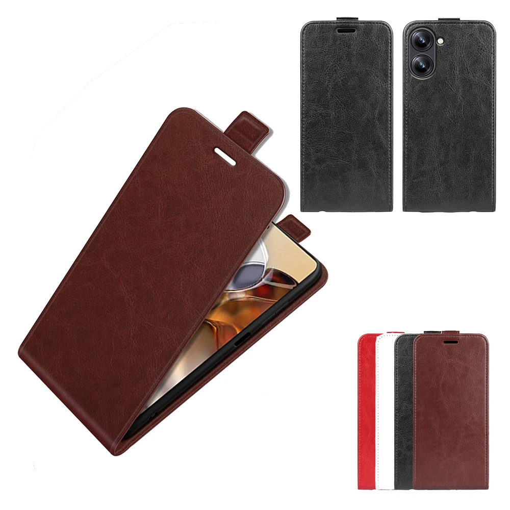 for Realme 10 Pro Vertical Flip Leather Case Card Slot for Realme C55 Protective Cover Phone чехол