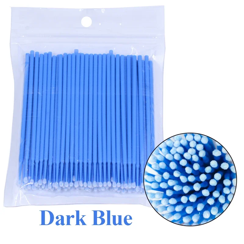 500PCS Eyelash Cleaning Brush Highly Colorful Crystal Brush Eyelash Micro Brush Beauty Makeup Clean Remover Tool Wholesaler