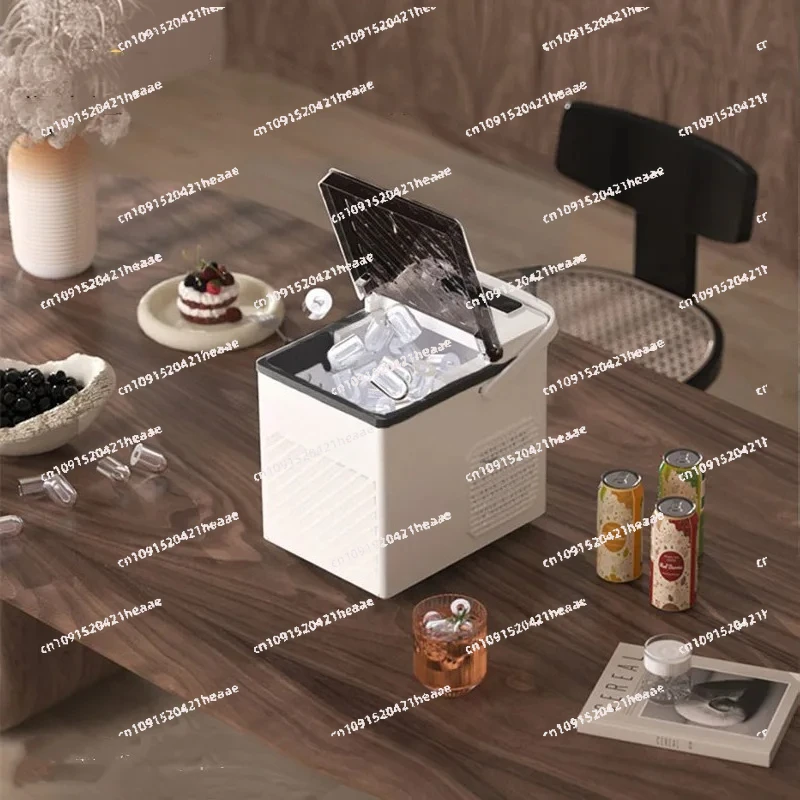 Suitable for small 15KG intelligent mini home fully automatic round ice making machine for ice makers