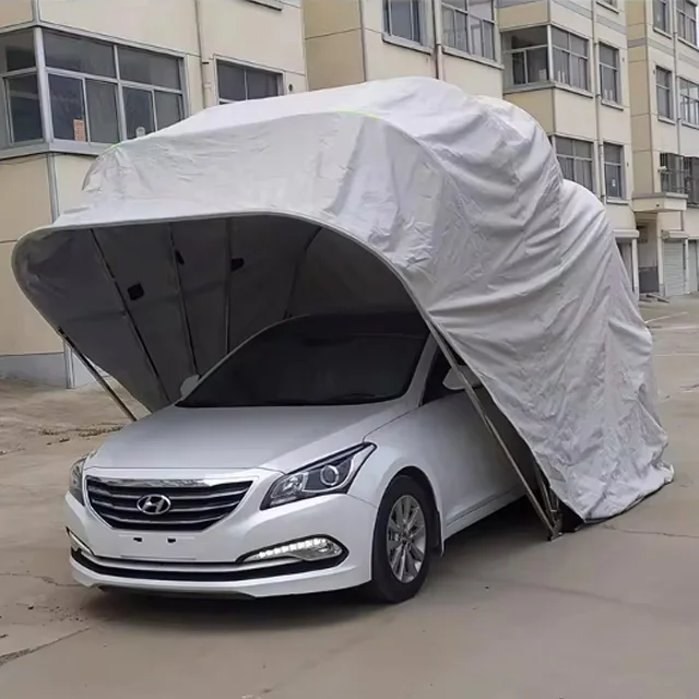 

Wholesale Portable Double Waterproof Movable Parking Garage Car Parking System for Germany