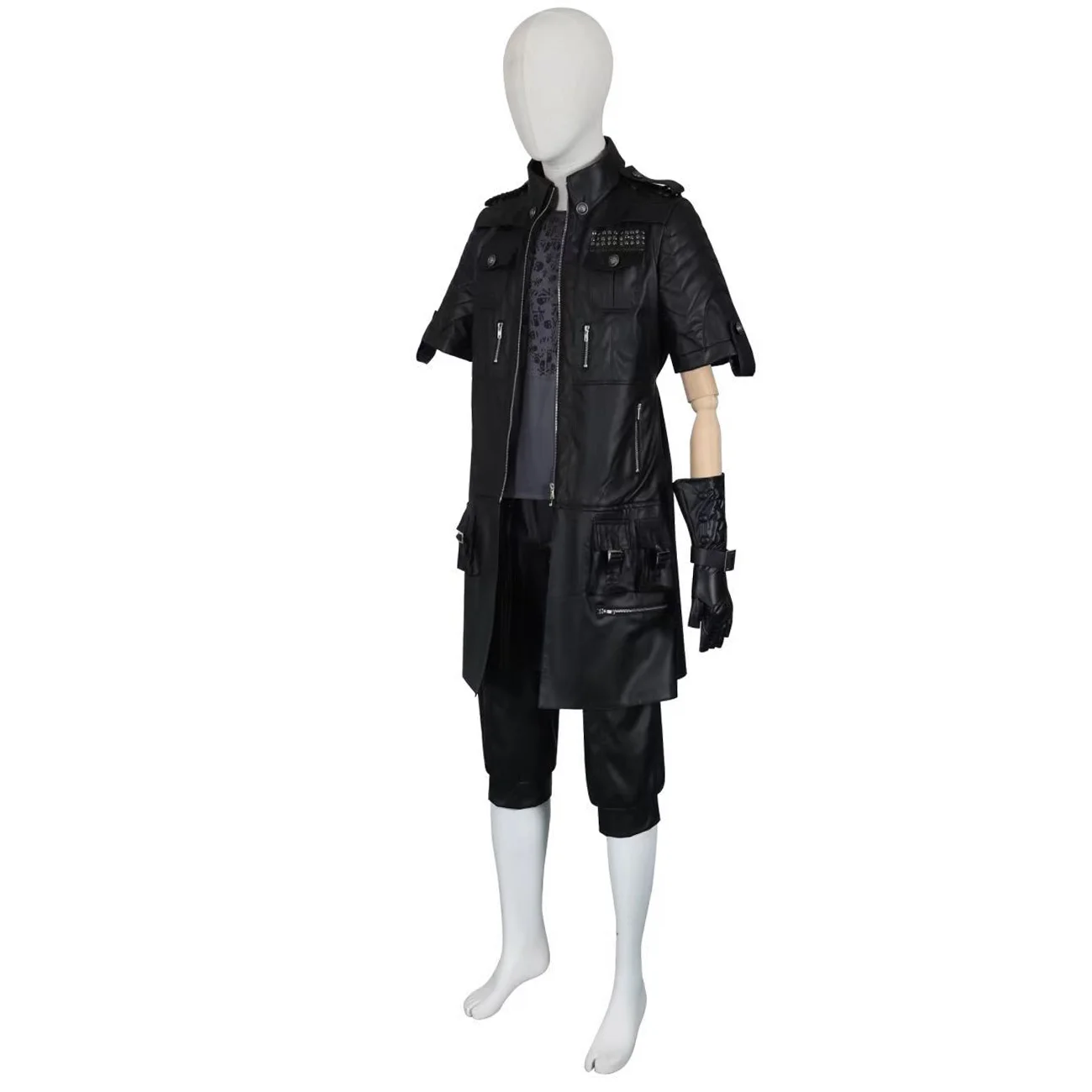 Hemixush Anime Cosplay Traje para Homens, Noctis Lucis Caelum, Final Fantasy, Terno Conjunto Completo