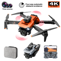 XKJ K6 MAX Upgrade Three Camera WiFi FPV with 4K ESC 3 Lens 360° Obstacle Avoidance Optical Flow Positioning Foldable RC Drone