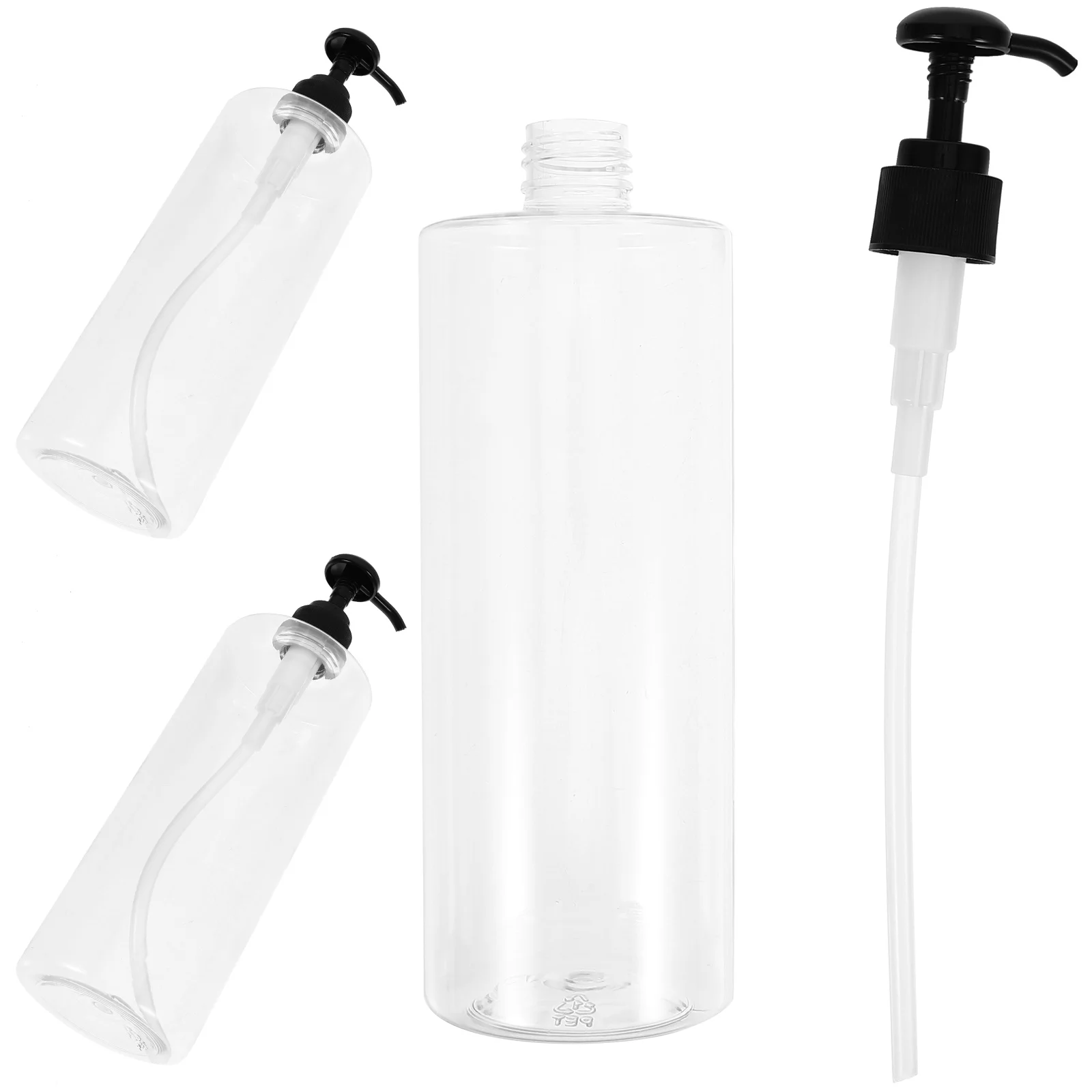 Shower Pump Bottle Refillable Emollient Body Wash Subpackaging Hand Dispenser Press