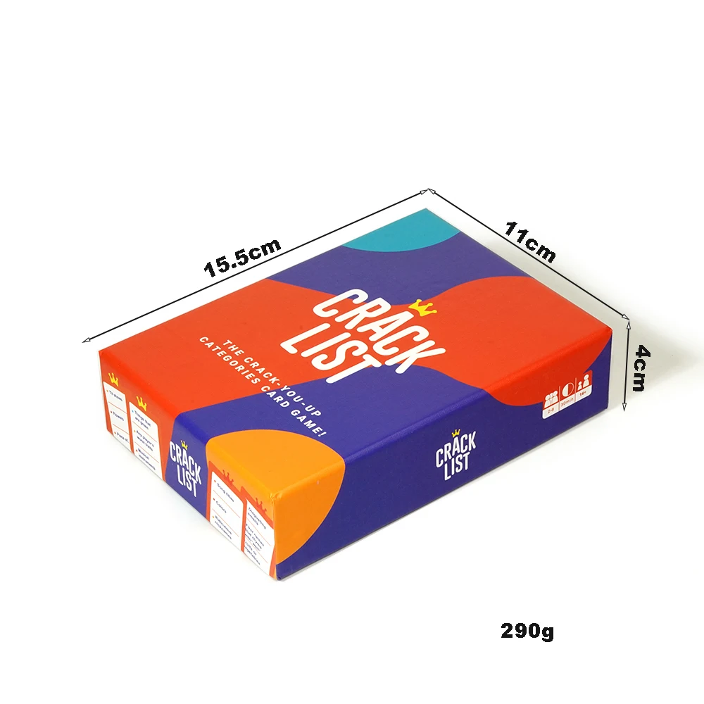 SAVANA Crack List English The Crack You Up Categories Gra karciana 2+ graczy Rodzinne gry planszowe