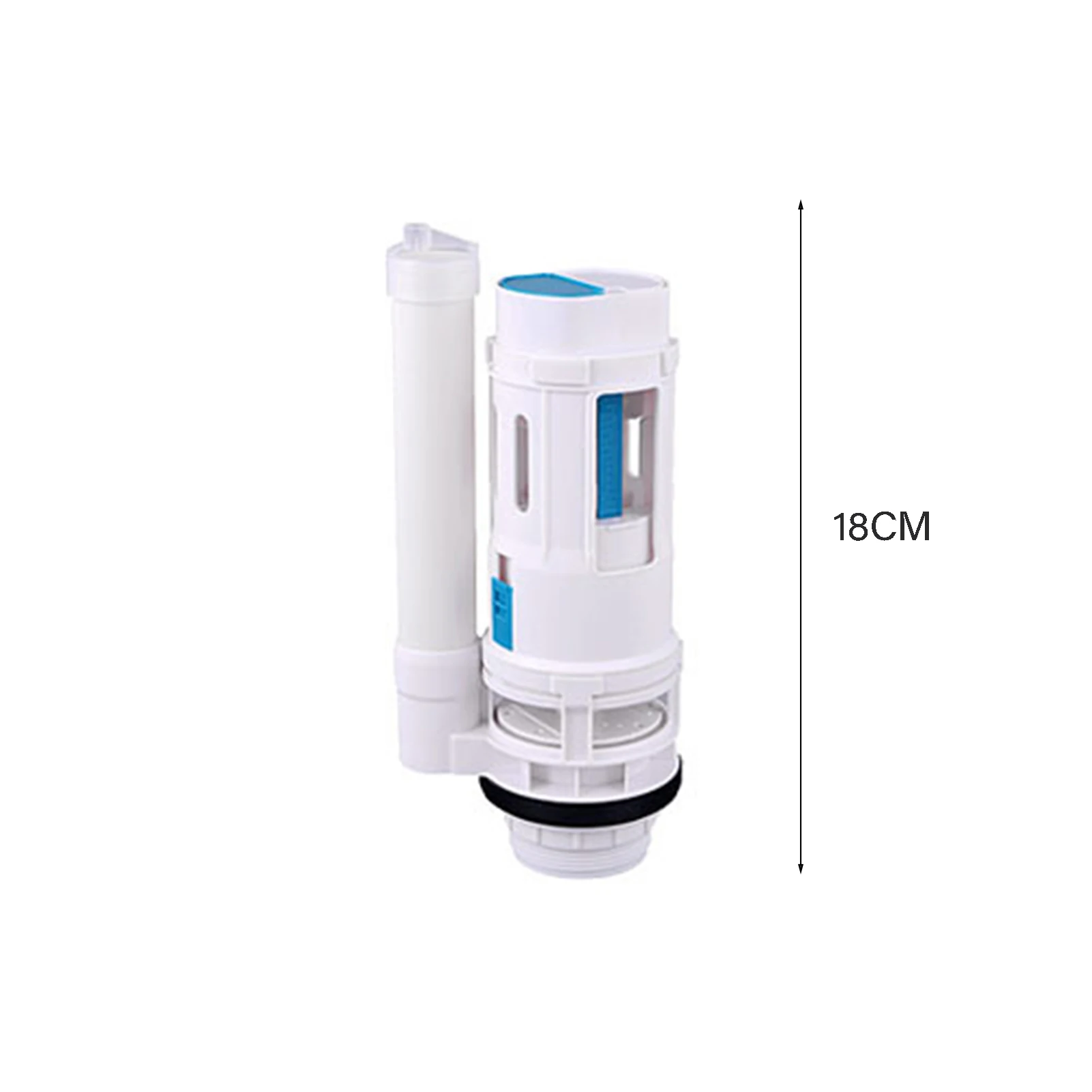 Toilet Dual Flush Valve Easy to Use Water Tank Split Push Button Accessories Suitable for Connected Side Toilet Water Tank