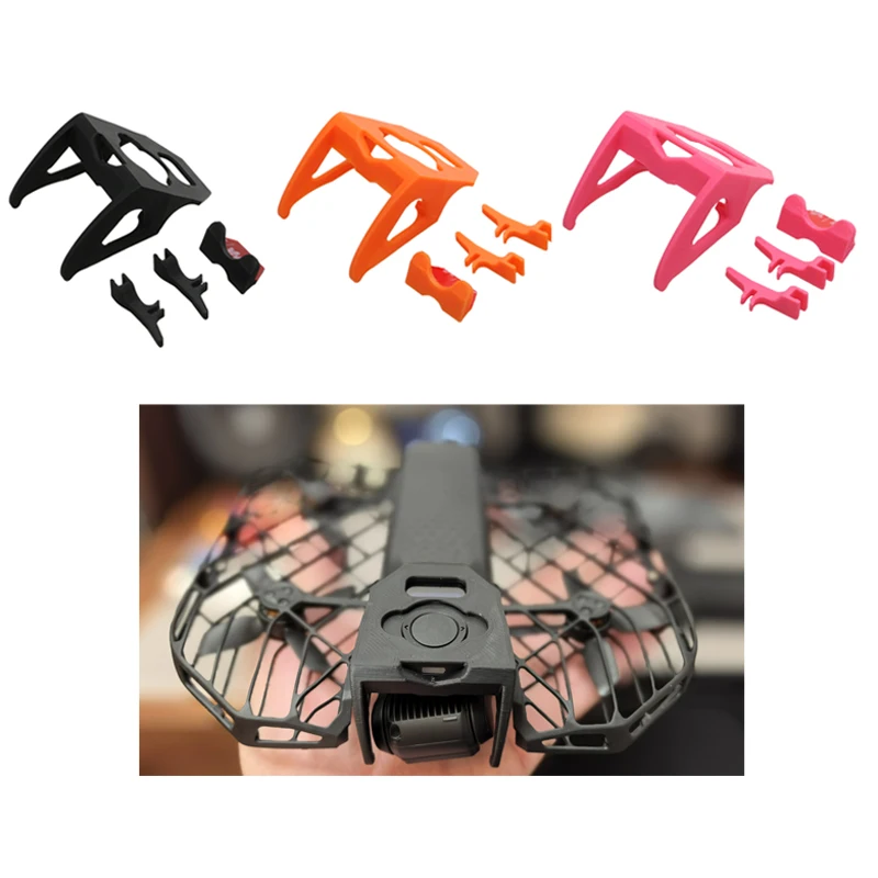 1Set Lightweight 3D Printed Crash Guard Cover Camera Protective Frame Anti-collision Spare Parts for Hover X1 Pro RC Drone Model