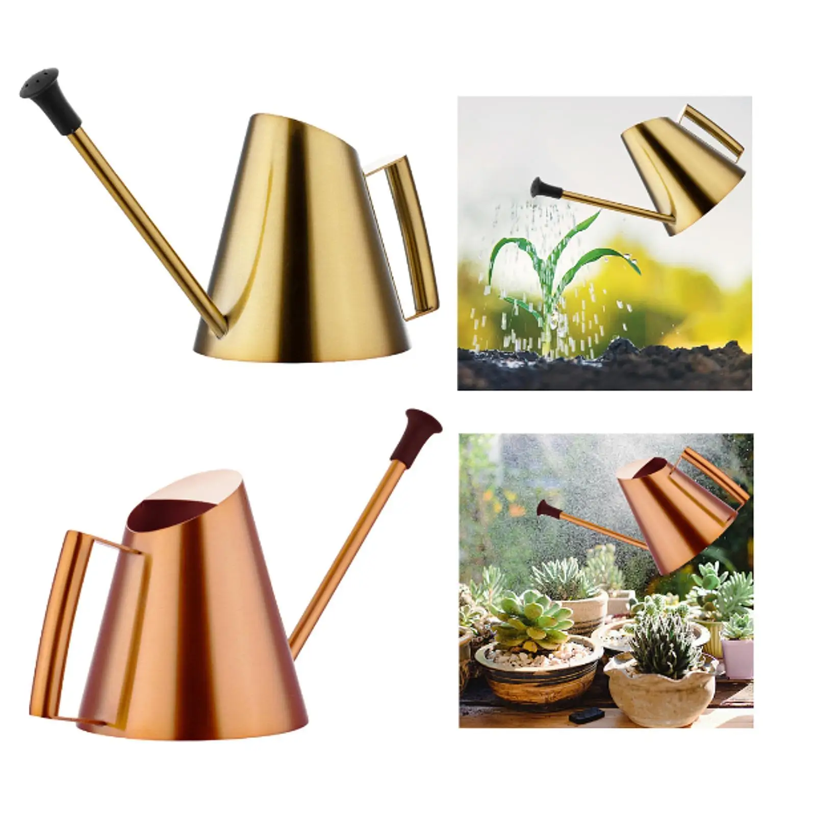 

900 мл лейка патио бонсай растения горшок двор нержавеющая сталь сад цветок профессиональные садовые садовые лейки