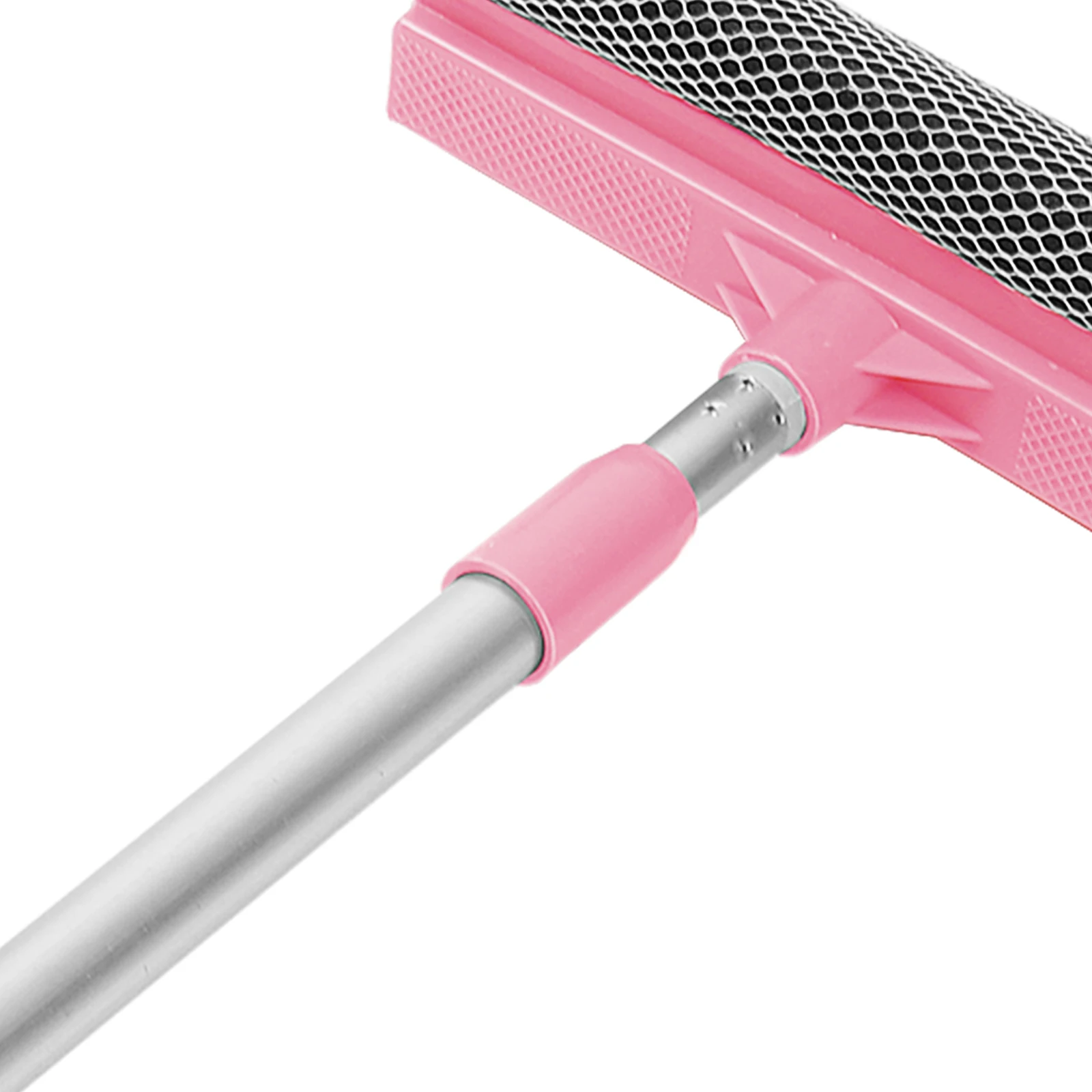 

Glass Cleaner Window Scrubber With Pole Microfiber Sponge Dual-Sided For Shower Doors Car Windshield Tile Wall Squeegee