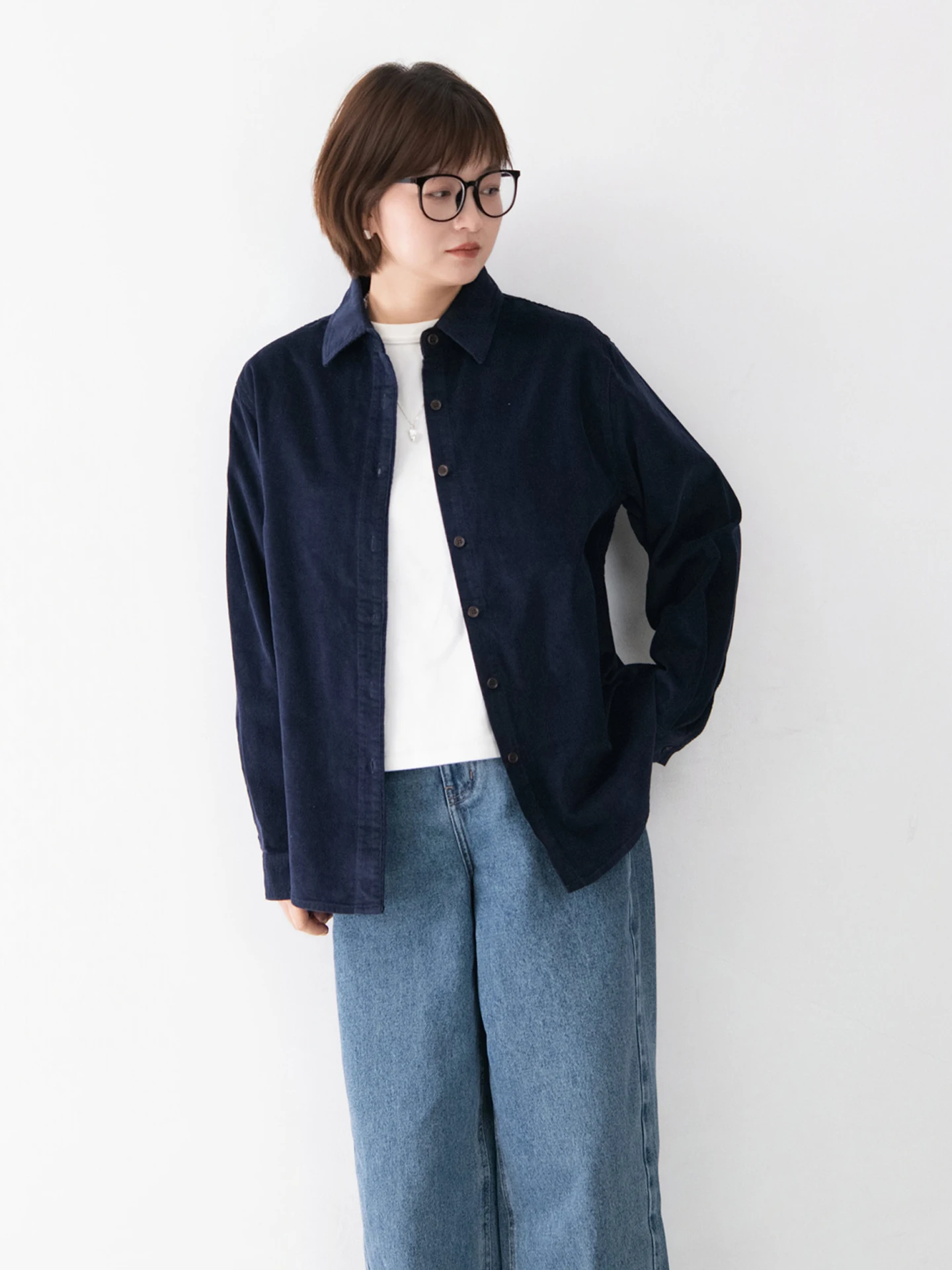 

Cotton Flannel Long Sve irt Women Loose Color Casual Artistic Sle Loose Fit Button up Cardigan Daily Wear