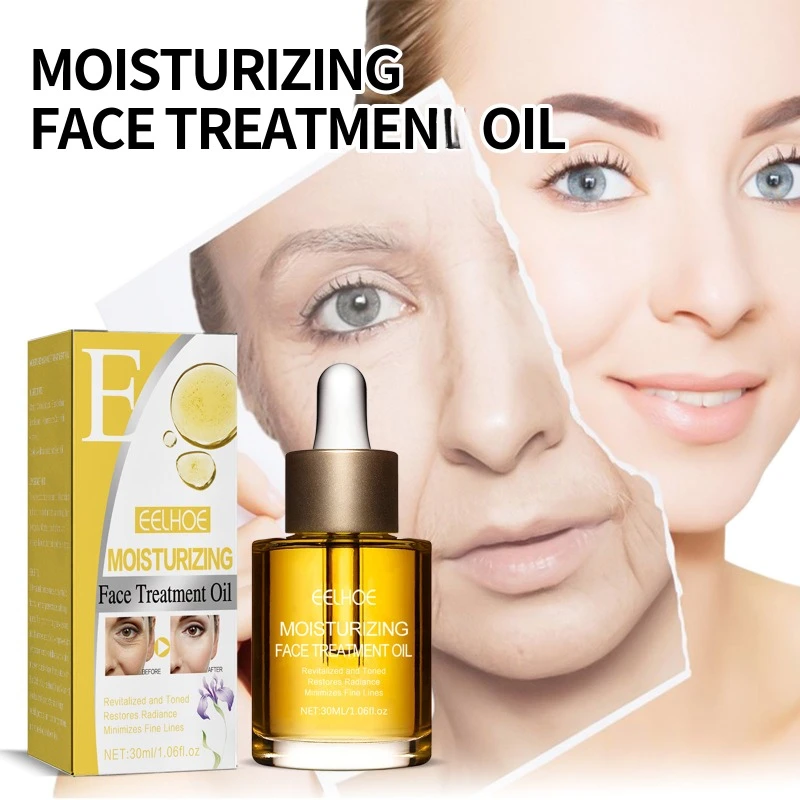 O óleo facial do cuidado do Anti-enrugamento, hidratar, reparo, firmando, linhas tênues, alvejando, ilumina a pele