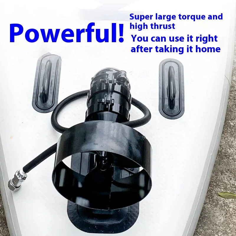SUP Thruster Electric Underwater Drive - Brushless Motor, High Thrust Electric Fin, for Lure Fishing & Diving, Powerful