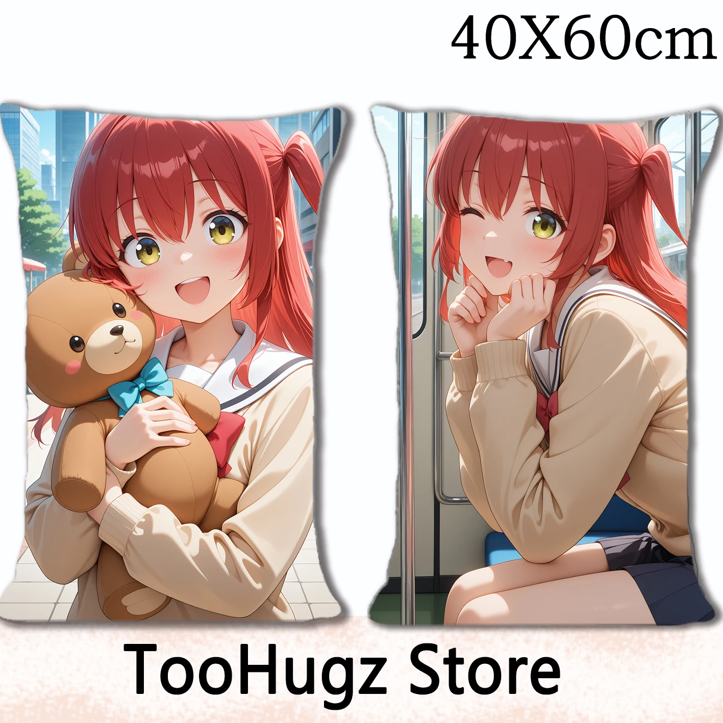 Ikuyo Kita Furry Anime Animal Pillow Cover Anthropomorphic Cartoon Character 40x60cm Sofa Bedding