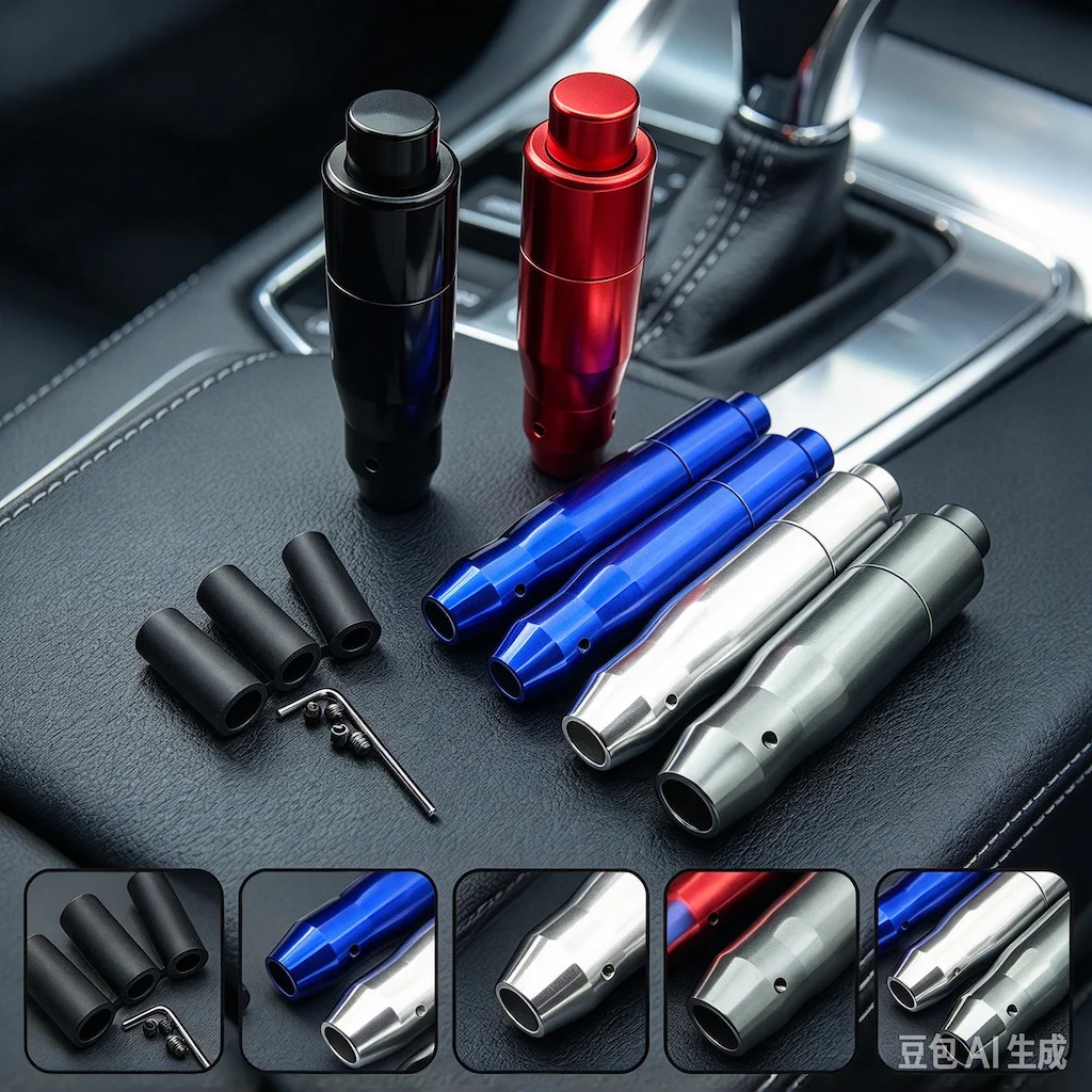 5 Colors Car AT Aluminum Gear Shift Knob Lever Shifter Stick Manual Gear Head Lever Knobs Fit For Honda Toyota Nissan Mitsubishi
